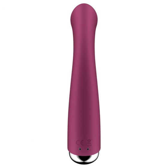 Satisfyer Spinning G-Spot 1 - vibrátor s rotující hlavicí pro bod G (červený)