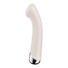   Satisfyer Spinning G-Spot 1 - vibrátor s rotující hlavicí pro bod G (béžový)