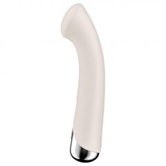   Satisfyer Spinning G-Spot 1 - vibrátor s rotující hlavicí pro bod G (béžový)