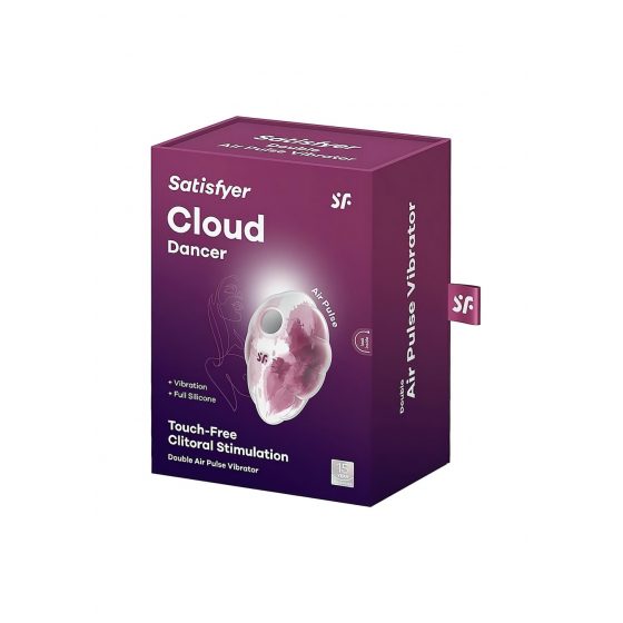 Satisfyer Cloud Dancer - dobíjecí vzduchový stimulátor klitorisu (růžový a bílý)