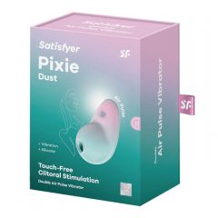   Satisfyer Pixie Dust - dobíjecí stimulátor klitorisu se vzduchovou vlnou (mátově růžový)