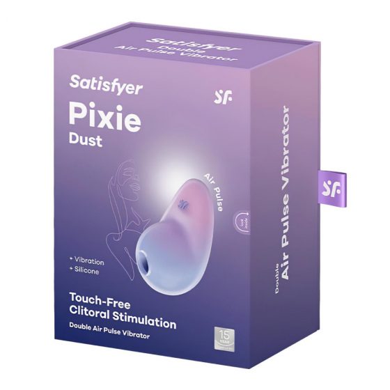 Satisfyer Pixie Dust - dobíjecí stimulátor klitorisu se vzduchovou vlnou (fialovo-růžový)