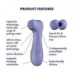   Satisfyer Pro 2 Gen3 - nabíjecí stimulátor na klitoris se vzduchovou vlnou (fialový)