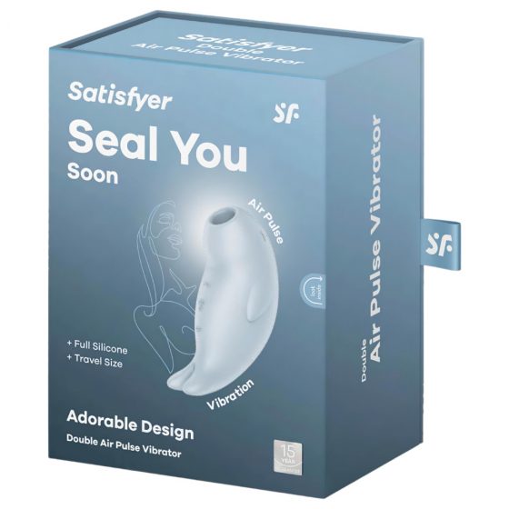 Satisfyer Seal You Soon - dobíjecí stimulátor klitorisu se vzduchovou vlnou (modrý)