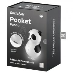   Satisfyer Pocket Panda - bezdotykový stimulátor klitorisu (černý)