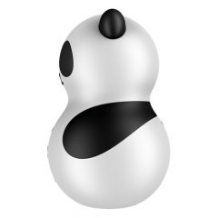   Satisfyer Pocket Panda - léghullámos csiklóizgató (fekete)