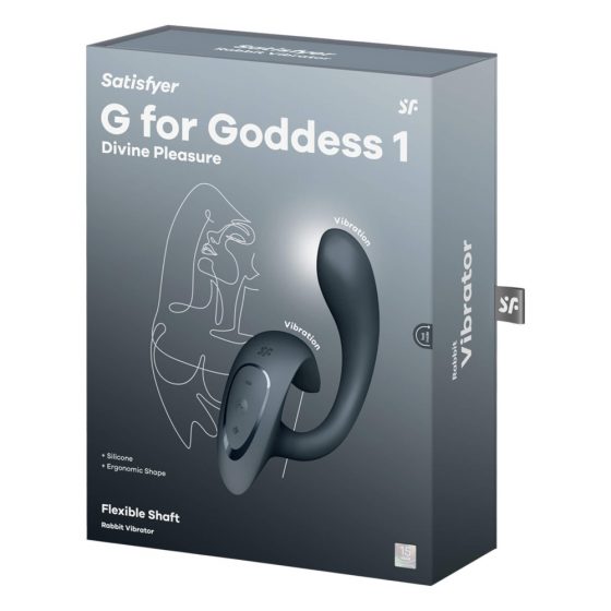 Satisfyer G for Goddess 1 - bezdrátový vibrátor na klitoris a bod G (šedý)