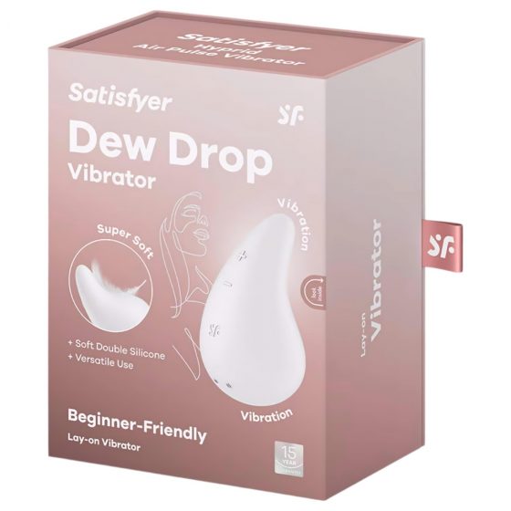 Satisfyer Dew Drop - dobíjecí vodotěsný vibrátor na klitoris (bílý)