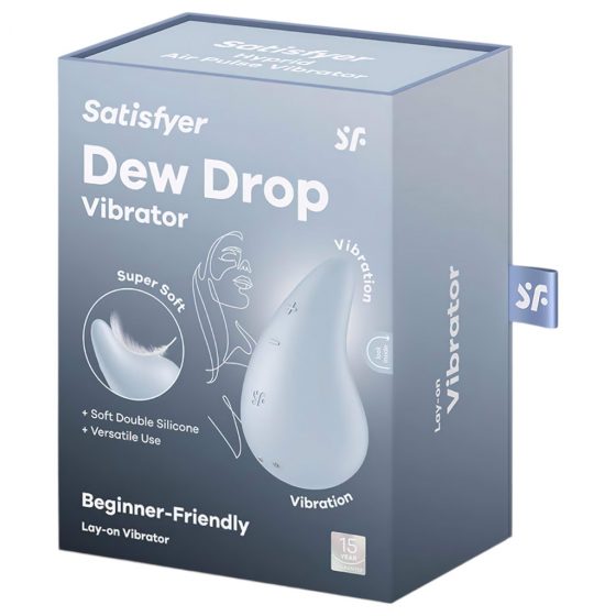 Satisfyer Dew Drop - dobíjecí, vodotěsný vibrátor na klitoris (modrý)