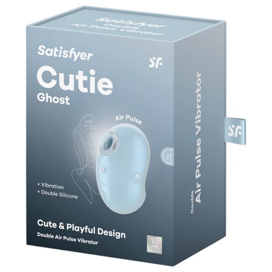 Satisfyer Cutie Ghost - dobíjecí stimulátor klitorisu se vzduchovou vlnou (modrý)