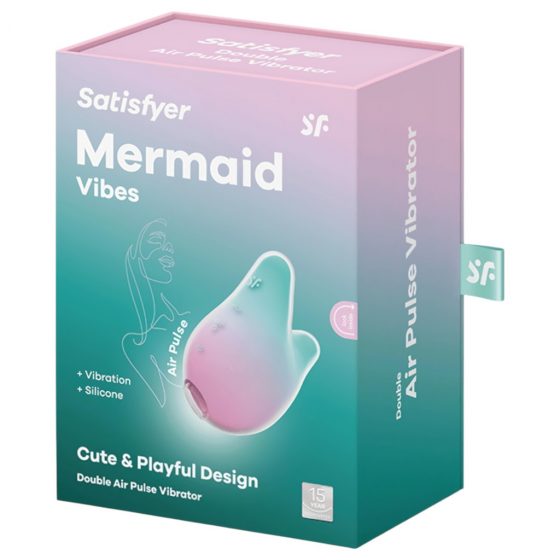 Satisfyer Mermaid Vibes - tlaková vlnová stimulace klitorisu (mátová-růžová)