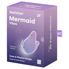   Satisfyer Mermaid Vibes - bezdotykový stimulátor klitorisu (fialovo-růžový)