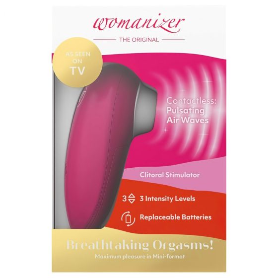 Womanizer Mini - Airwave stimulátor klitorisu (vínová)