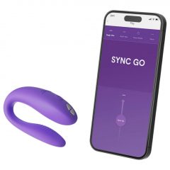   We-Vibe Sync Go - chytrý, akumulátorový párový vibrátor (fialový)