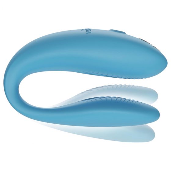 We-Vibe Sync Go - chytrý, akumulátorový párový vibrátor (tyrkysový)