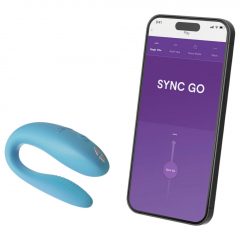   We-Vibe Sync Go - chytrý, akumulátorový párový vibrátor (tyrkysový)