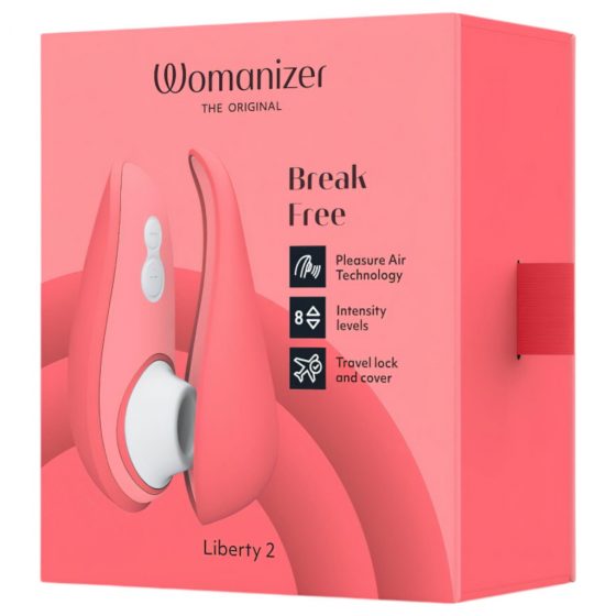 Womanizer Liberty 2 - dobíjecí stimulátor klitorisu se vzduchovou vlnou (růžový)