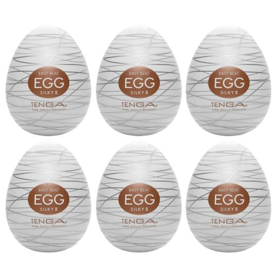 TENGA Egg Silky II - masturbační vajíčko (6 ks)