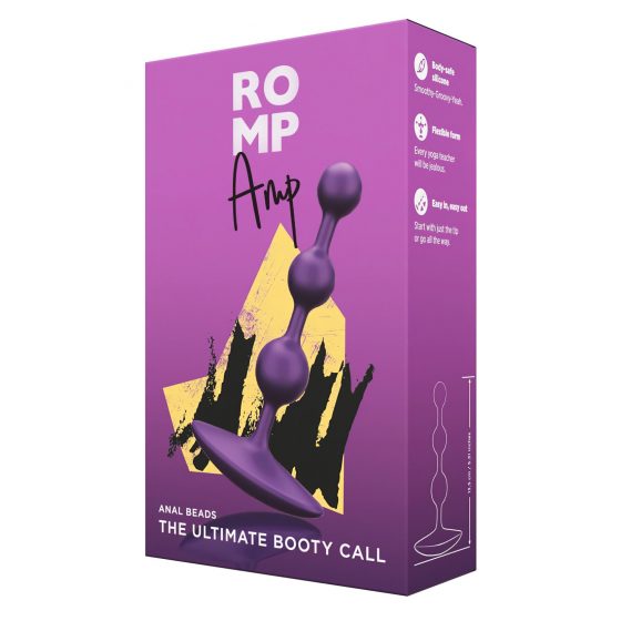 ROMP Amp - Anální kuličky (fialové)