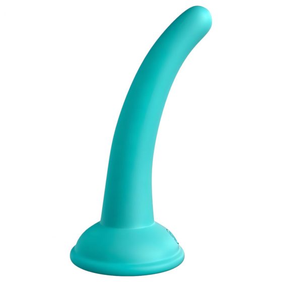 Dillio Curious Five - lepivé silikonové dildo (15 cm) - tyrkysové