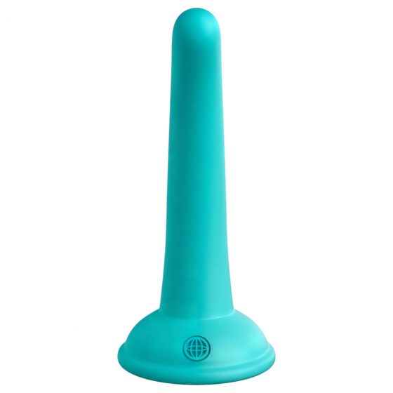 Dillio Curious Five - lepivé silikonové dildo (15 cm) - tyrkysové