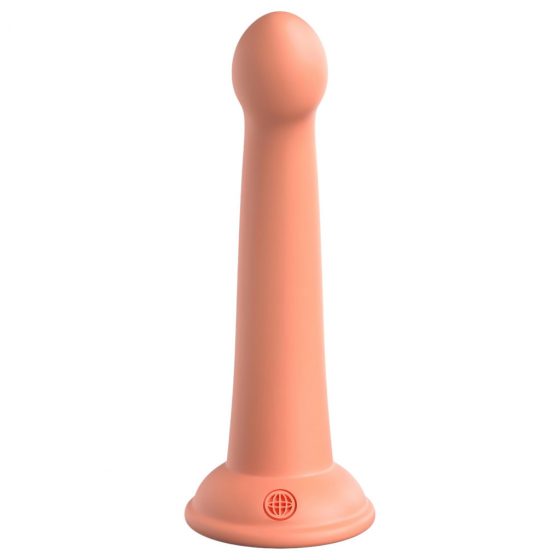 Dillio Secret Explorer - Silikonové dildo se svorkou (17 cm) - oranžové