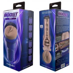   Fleshlight Boost Bang - realistický masturbátor s falešnou kundičkou (přírodní)