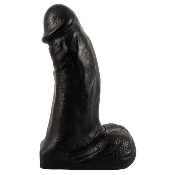 Realistixxx Real Giant - giga dildo s varlaty - 22 cm (černé)