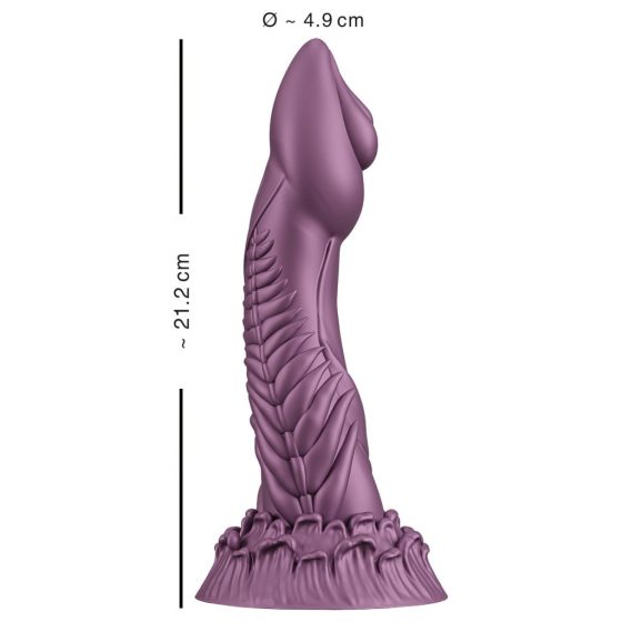 Beasty Cocks Alien Phallus - mimozemský dildo (slézová)