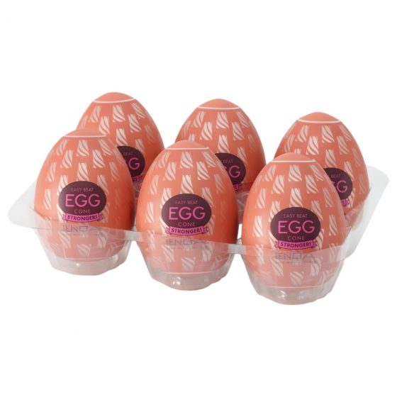 TENGA Egg Cone Stronger - masturbační vajíčko (6 ks)