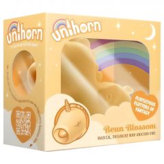   Unihorn Bean Blossom - nabíjecí stimulátor klitorisu jednorožec (žlutý)