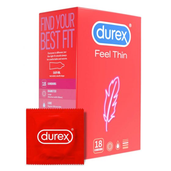 Durex ultra tenké kondomy pro ještě intenzivnější pocit (18ks)