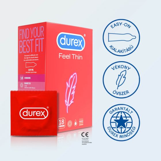 Durex ultra tenké kondomy pro ještě intenzivnější pocit (18ks)