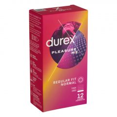   Durex Emoji PleasureMe - vroubkovaný a tečkovaný kondom (12 ks)