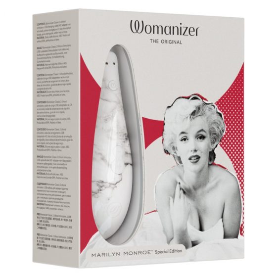 Womanizer Marilyn Monroe Special - dobíjecí klitoralizér (bílý)