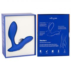   We-Vibe Vector+ - dobíjecí, vodotěsný, inteligentní anální vibrátor (modrý)