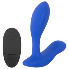   We-Vibe Vector+ - dobíjecí, vodotěsný, inteligentní anální vibrátor (modrý)