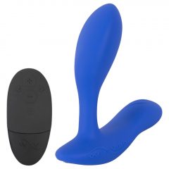   We-Vibe Vector+ - dobíjecí, vodotěsný, inteligentní anální vibrátor (modrý)