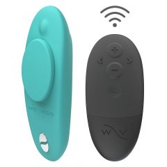   We-Vibe Moxie+ - dobíjecí, rádiem řízený, inteligentní vibrátor na klitoris (tyrkysový)