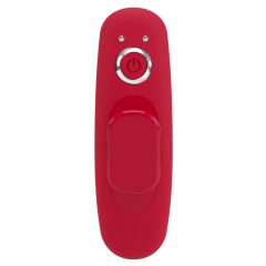   Smile - dobíjecí rádiově řízený vibrátor na kalhotky (červený)