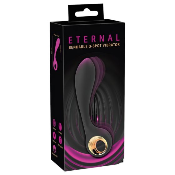 Eternal - ohýbatelný vibrátor pro bod G (černý)