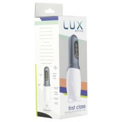   LUX Active First Class - masturbátor s rotační hlavou (bílo-šedý)