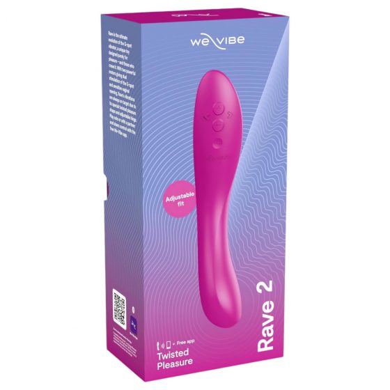 We-Vibe Rave 2 - chytrý dobíjecí vibrátor pro bod G (růžový)