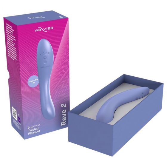 We-Vibe Rave 2 - chytrý dobíjecí vibrátor pro bod G (modrý)