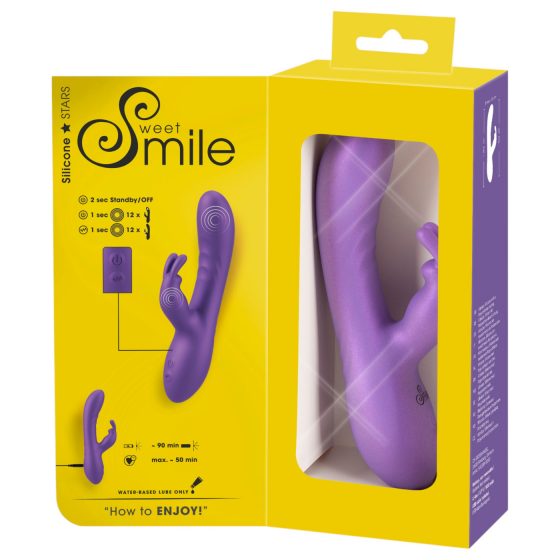 Smile - klitorisový vibrátor s rameny (fialový)