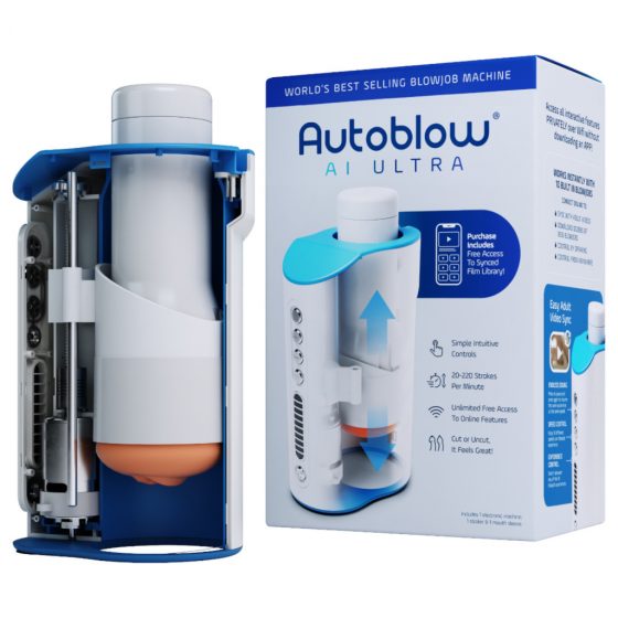 Autoblow A.I. Ultra - síťový super ústní masturbátor (bílý)