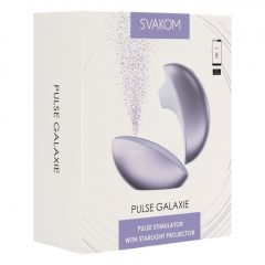   Svakom Pulse Galaxie - vzduchový stimulátor klitorisu s projektorem (fialový)