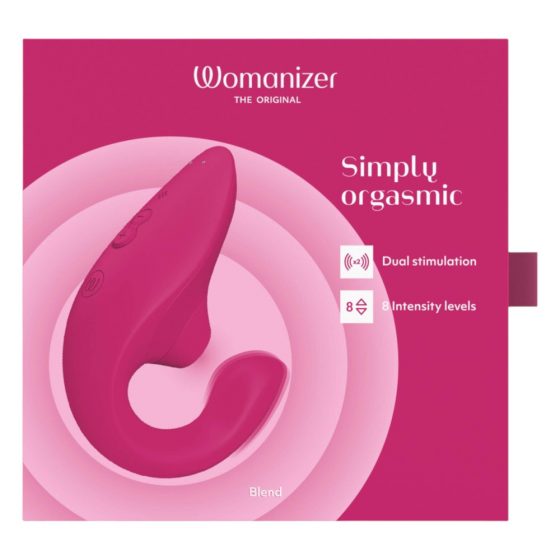 Womanizer Blend - vibrátor na bod G a stimulátor klitorisu (růžový)