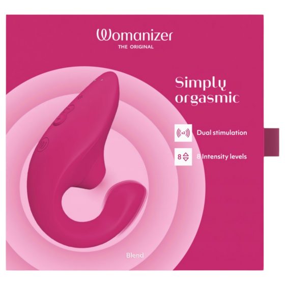 Womanizer Blend - vibrátor na bod G a stimulátor klitorisu (růžový)