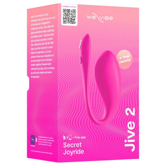 We-Vibe Jive 2 - akumulátorové, chytré vibrační vajíčko (růžové)